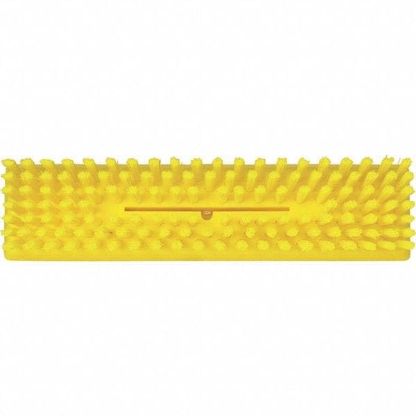 Image of Vikan 70416 Stiff Bristle Deck Scrub, 10-3 /4 inch Polyester, Yellow