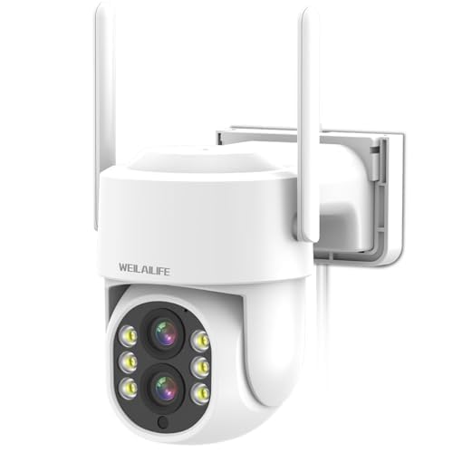 Amazon.co.jp: 【双方向通話・ダブルレンズ】防犯カメラ システム