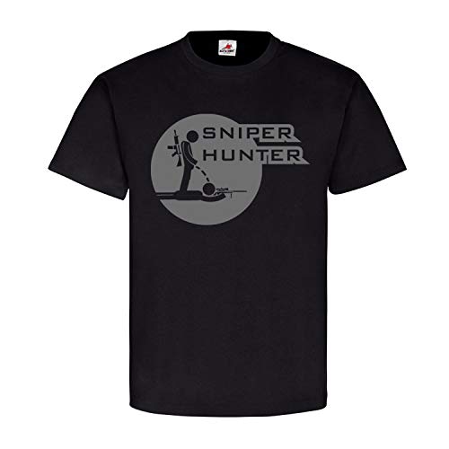 T-shirt Sniper Hunter 18467 noir taille 5XL pour le airsoft et camping