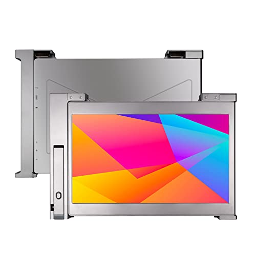 Monitor portátil triplo de 13,3 polegadas para laptop, Full HD 1080 P IPS Display Extensor de tela d