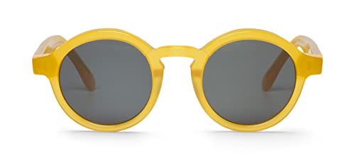 Mr. Boho Dalston Gafas de Sol, Amarillo (Honey), Única Unisex
