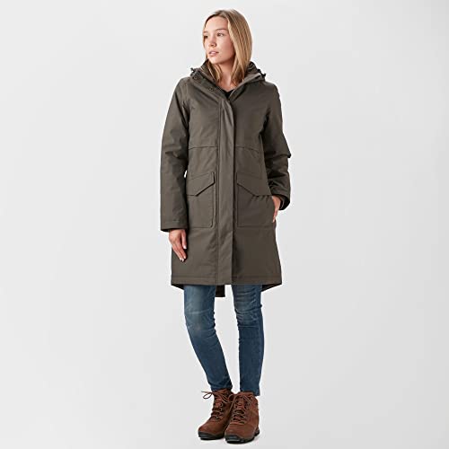 Brasher Women's Waterproof and Quilted Hopegill Parka Jacket with Hood, Rain Coat, Commuting, Outdoors, Walking, Trekking, Hiking and Camping Clothing, Khaki, 16 - Image 5