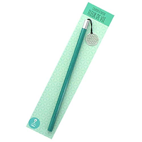 Matita fiore della vita - metallo argento