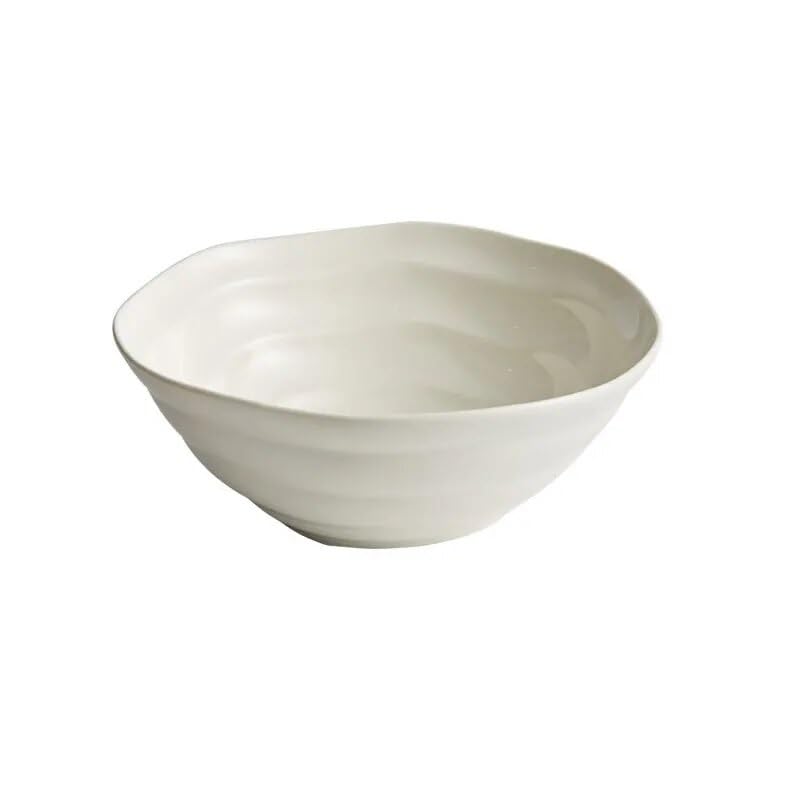 Forniture Per Feste Piatti Piatti Piatti for macedonia di frutta in ceramica Piatti for cena di forma irregolare Ristorante Stoviglie in tinta unita Ramen Ciotole for noodle Ciotole for zuppa Piatti D