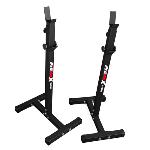 K-Sport: Langhantelablage bis 180kg belastbar I Squat-Rack für Langhanteltraining I Hantel-Ablage für dein effektives Muskeltraining I Kniebeugenständer, inkl. E-Book