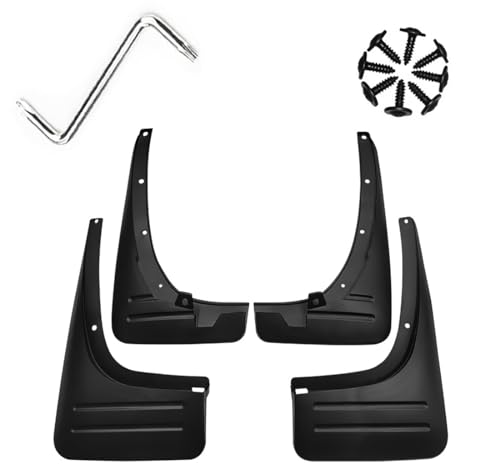 Image of Mud Flaps Mud Guards Fit for 1997-2005 Toyota RAV4 Without Fender Flares, Front & Rear Mud Splash Guards Accessories - 4 Pc, Black