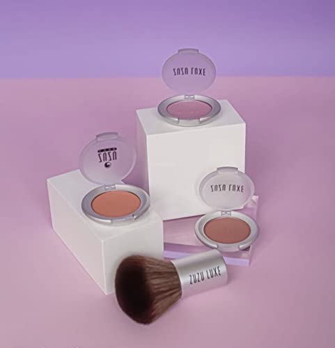 Zuzu Luxe Mineral Blush (Bella Donna - Golden Terra Cotta/Warm Shimmer), Richly Pigmented, Velvety Smooth Formula. Natural, Paraben Free, Vegan, Gluten-Free, Cruelty-Free, Non Gmo, 0.1 Oz #TOP6