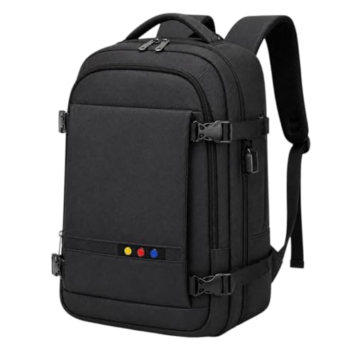 Mochila Executiva Impermeável para Notebook com Entrada USB Mochila Antifurto Grande para Viagem Trabalho Faculdade Compartimentos Organizados para Laptop e Tablet