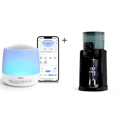Image of HEYVALUE Baby Sound Machine & Baby Bottle Warmer with Night Light