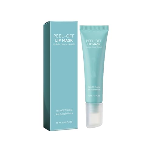 Mascarilla Labial Peel-Off con Ingredientes Refrescantes. Cuidado Labial Calmante para Hidratar y Exfoliar (A)
