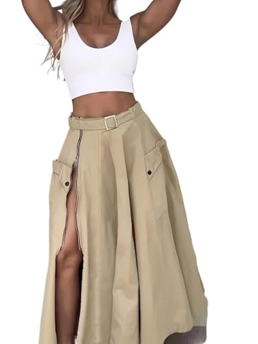 Women's 2025 Casual Maxi Long Skirts Long Casual Skirt