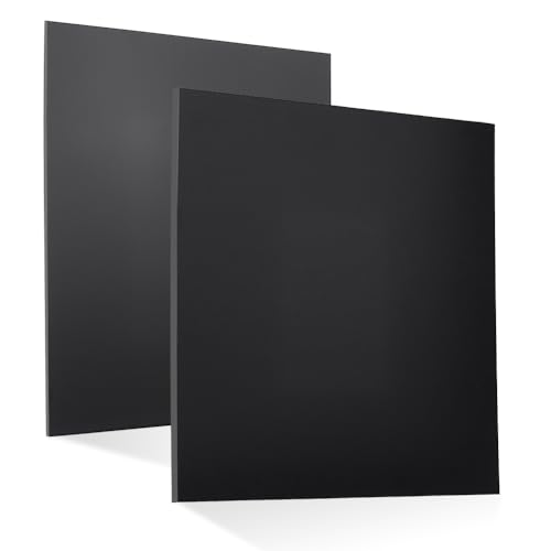 AHANDMAKER 2Pcs 2 Sizes HDPE Sheet, 3mm/6mm Thick High Density Po...
