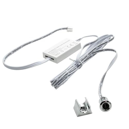 Vetrineinrete® Sensore interruttore di movimento per luci strip led pulsante per mobili armadi sensori di accensione 12/24v