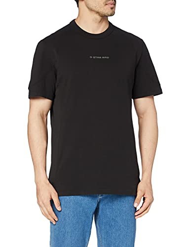 G-STAR RAW Moto Neoprene T-Shirt Homme, Noir (dk black D20187-C336-6484), S