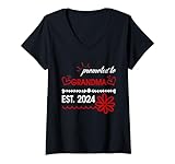 Photo Gallery donna promosso a nonna 2024 prima volta nonna nuova nonna maglietta con collo a v Photo Gallery donna promosso a nonna 2024 prima volta nonna nuova nonna maglietta con collo a v