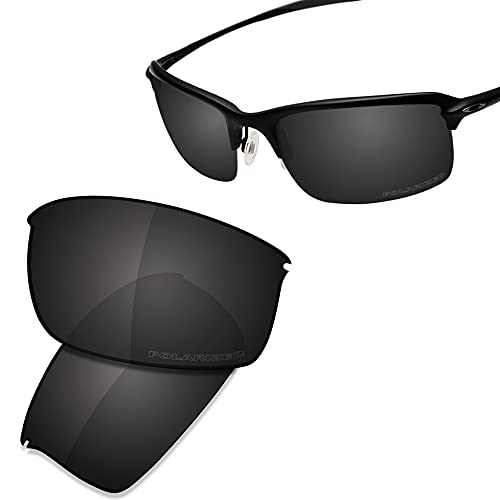 Image of SAUCER Premium Replacement Lenses & Rubber Kits for Oakley WireTap OO4071 Sunglasses High Defense - Carbon Black Polarized