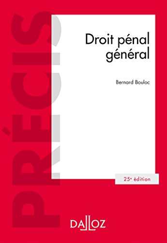Droit pénal général - 25e éd.