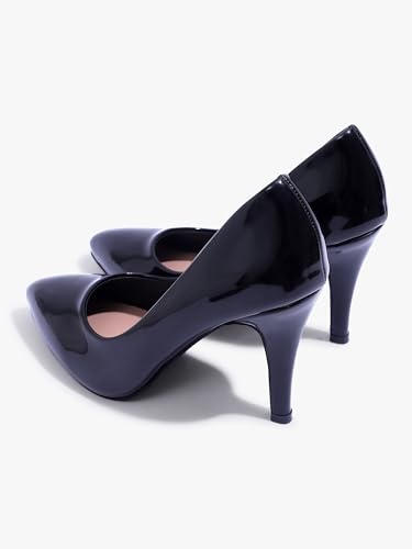 Image of Carlton London Women Comfortable Cone Heel Pointed Toe Slip On Fashion Shoes for Daily use, Office use, Casual use