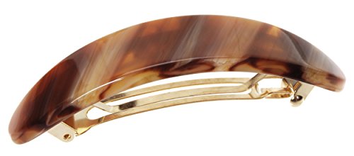 France Luxe Oval Volume Barrette - Caramel Horn