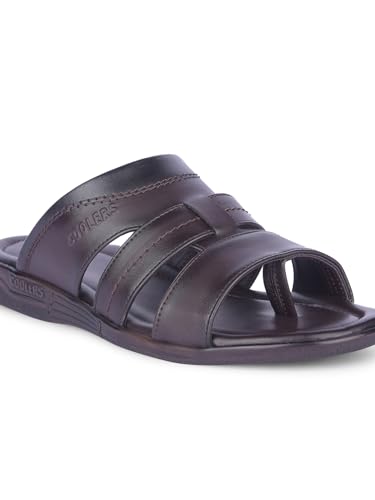 Image of Liberty ZUNAIRIO-E COOLERS Men Sandals, Black - Thong Sandals for Men - Multi Strap Stylish Design - Slip On Closure - Cushioned Comfort Footbed - Daily Wear Casual Formal Ethnic Outdoor Use Footwear