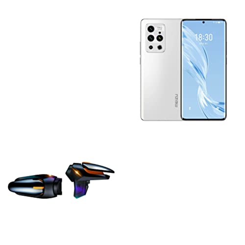 Gaming Gear for Meizu 18 Pro (Gaming Gear by BoxWave) - Touchscreen QuickTrigger Auto, Trigger Buttons Autofire Gaming Mobile FPS for Meizu 18 Pro - Jet Black