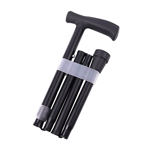 Bâton de marche intelligent en alu pliable 5 sections - 2