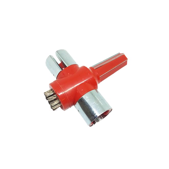 NEP YC124 Battery Post and Terminal Cleaner Plastic Red