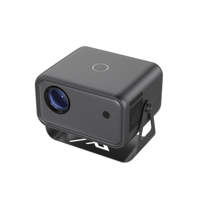 nytvisuel - Proyector ultra HD Mini proyector portátil con WiFi y Bluetooth, lúmenes 1080P portátil compatible con películas, soporte giratorio de 180° para uso en interiores y exteriores