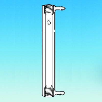 5821-24 Series Chromatography Column Jacketed with #25 Threds, 25 mm ID, 300 mm Height