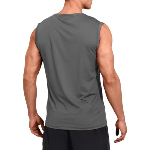 Image of M MOTEEPI Mens Sleeveless Muscle Shirts Workout Athletic Gym Tank Tops Quick Dry
