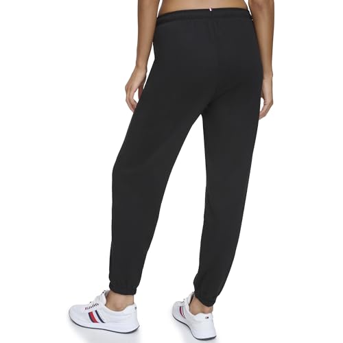 Tommy Hilfiger Women's Monochromatic Logo Patch Fleece Jogger - Image 5