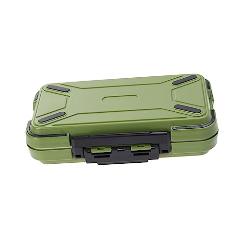 WOONEKY Fishing Hook Box Accessories Organizer with High Strength Case and Transparent Cover for Tackle Storage for Fishing Enthusiasts Green