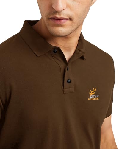 Image of Noble Monk Men's Cotton Blend Regular Fit Polo T-Shirt
