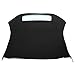 KUAFU Convertible Soft Top Replacement Compatible with 2003-2009 Audi A4, Soft Roof with Clear Black Sailcloth Vinyl Heated Glass Window