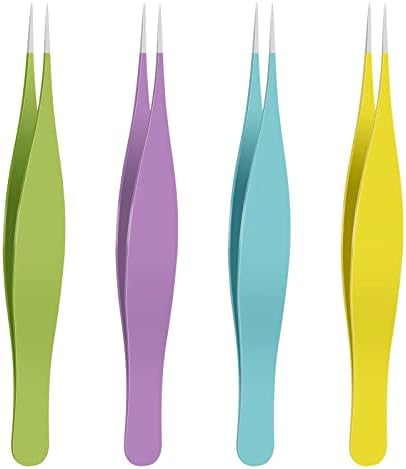 2 Stück Piercing Zange Edelstahl - Arterienklemme Gerade/gebogen 12.5cm