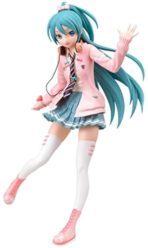 Sega Project Diva Arcade Future Tone Hatsune Miku Super Premium Action Figure Ribbon Girl, 9'