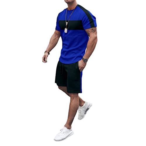 Ensemble t-shirt 3D homme et short de sport d'été grande taille 4XL