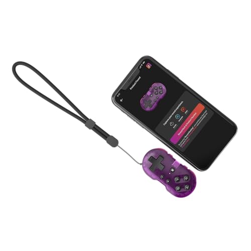 Image of CRKD ATOM - Collectible Keychain Controller for Nintendo Switch, PC, Mac, Mobile and Smart TV (Atomic Purple)