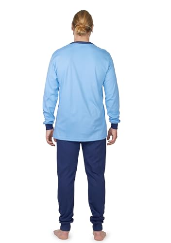 Stanfield's Men's Polo Pajamas, Long Sleeve Crew Neck3
