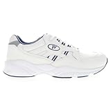 Propet Stability Walker Medicare/HCPCS Code = A5500 Diabetic Shoe White/Navy 7.5 M (D)