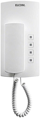 Elcom BHT-200 Audio-Innenstation mit Hörer Standard, AP i2Audio, weiß (1702000)