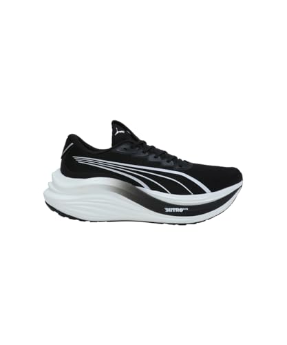Image of Puma Men, MagMax Nitro, Black-White-Cool Dark Gray, Running Shoe, 9.5UK, (31008801)