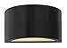 Hinkley Luna Collection Contemporary Modern 15W Integrated LED Small Outdoor Up/Down Light Wall Mount, Satin Black