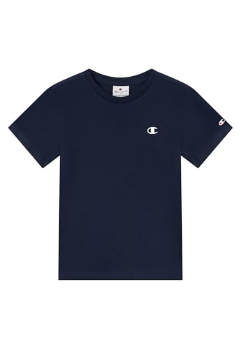 Champion T-Shirt (Pack de 2) Enfants et Adolescents, Bleu Marine, 13-14 Ans