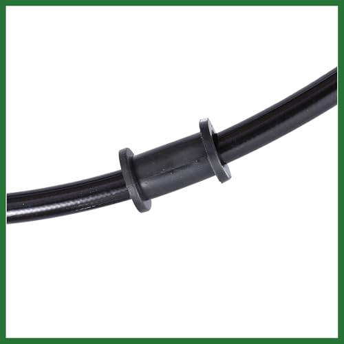 Motoforti 100cm AN3 M10 Car Hydraulic Brake Line Oil Hose Pipe Fitting 28° 90° Stainless Steel for Car Motorcycle Dirt Racing Bike Black Long-lasting