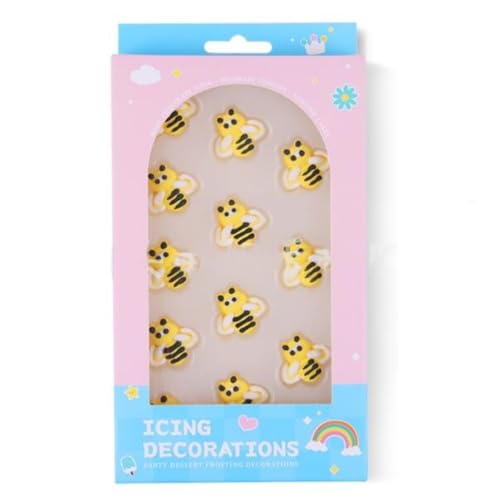 Essbare Dekorative Süßigkeit 12 Süße Kleine Bienen Dekorative Kuchen Kekse Dim Sum Eis Halloween Weihnachtsfeier Kuchen Top Backen Dekoration