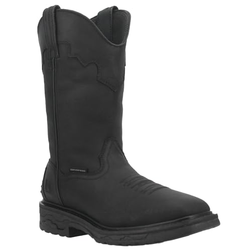 Dan Post Mens Blayde 11 Inch Waterproof Soft Toe Work/Duty - Black - Size 14 D2