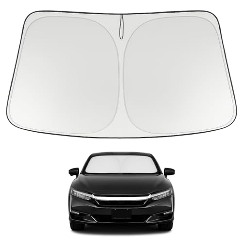 Proadsy 2026 Upgrade Windshield Sun Shade Custom Fit 2017-2021 Clarity Foldable Front Sunshade...
