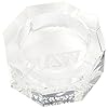 RAW 18419 Crystal Glass Ashtray, kristalglas, transparant, medium