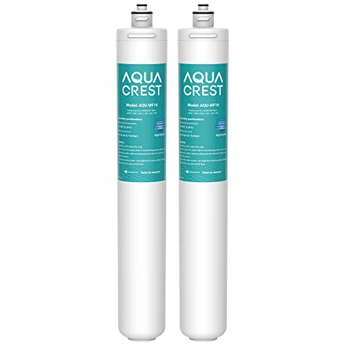 AQUA CREST I2000 2 Under Sink Water Filter, NSF/ANSI 42 Certified, Replacement Cartridge for Everpure i2000, MC2, ESO7, MH2, EV9612-22, EV9612-56, EV9607-25, EV9613-21, Pack of 2